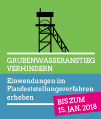 Endspurt in Sachen „Unterschriftensammlung gegen den Grubenwasseranstieg“